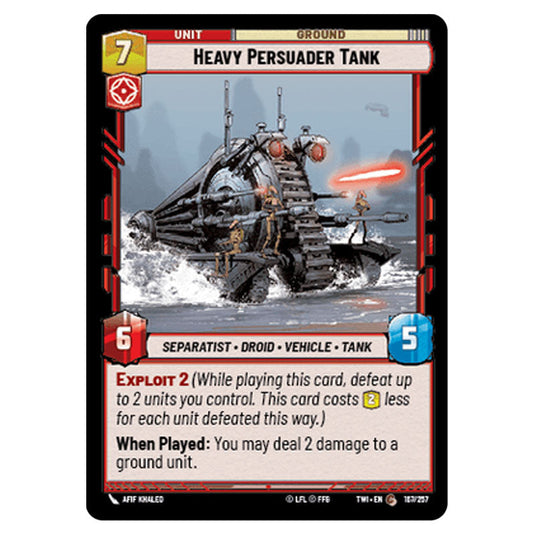 Star Wars Unlimited - Twilight of the Republic - Heavy Persuader Tank (Common) - 167/257