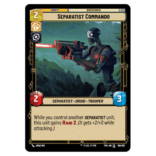 Star Wars Unlimited - Twilight of the Republic - Separatist Commando (Special) - 180/257