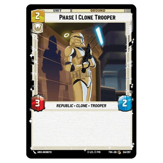 Star Wars Unlimited - Twilight of the Republic - Phase I Clone Trooper (Common) - 241/257