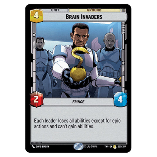 Star Wars Unlimited - Twilight of the Republic - Brain Invaders (Rare) - 255/257