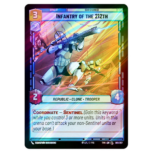 Star Wars Unlimited - Twilight of the Republic - Infantry of the 212th (Common) - 061/257 (Foil)