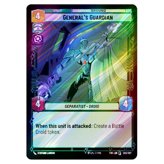 Star Wars Unlimited - Twilight of the Republic - General's Guardian (Special) - 083/257 (Foil)