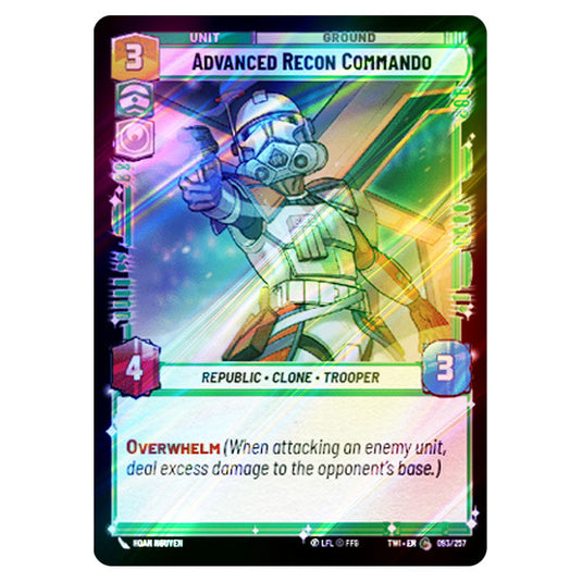 Star Wars Unlimited - Twilight of the Republic - Advanced Recon Commando (Common) - 093/257 (Foil)