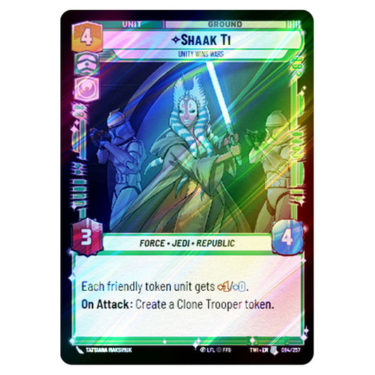Star Wars Unlimited - Twilight of the Republic - Shaak Ti Unity Wins Wars (Uncommon) - 094/257 (Foil)