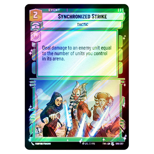 Star Wars Unlimited - Twilight of the Republic - Synchronized Strike (Uncommon) - 099/257 (Foil)