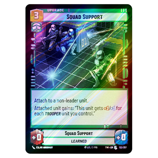 Star Wars Unlimited - Twilight of the Republic - Squad Support (Uncommon) - 122/257 (Foil)