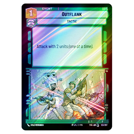 Star Wars Unlimited - Twilight of the Republic - Outflank (Special) - 123/257 (Foil)