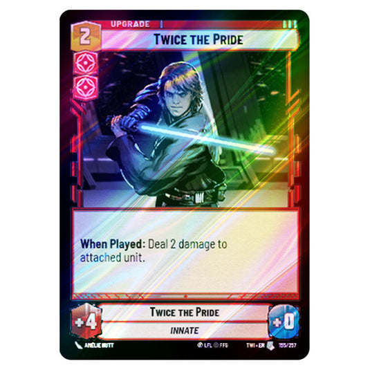Star Wars Unlimited - Twilight of the Republic - Twice the Pride (Uncommon) - 155/257 (Foil)