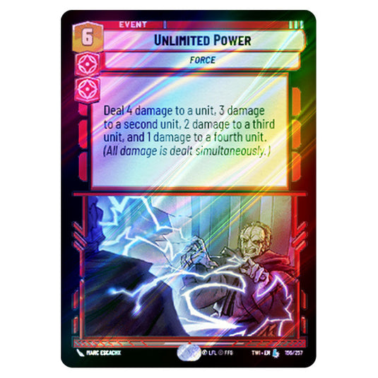 Star Wars Unlimited - Twilight of the Republic - Unlimited Power (Legendary) - 156/257 (Foil)