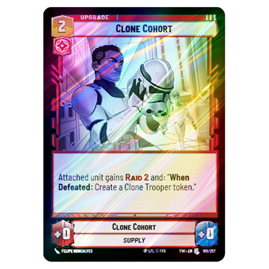 Star Wars Unlimited - Twilight of the Republic - Clone Cohort (Uncommon) - 169/257 (Foil)