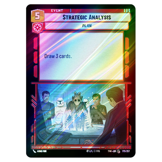 Star Wars Unlimited - Twilight of the Republic - Strategic Analysis (Common) - 175/257 (Foil)