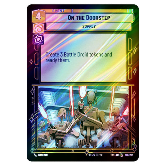 Star Wars Unlimited - Twilight of the Republic - On the Doorstep (Common) - 190/257 (Foil)