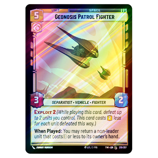 Star Wars Unlimited - Twilight of the Republic - Geonosis Patrol Fighter (Common) - 215/257 (Foil)