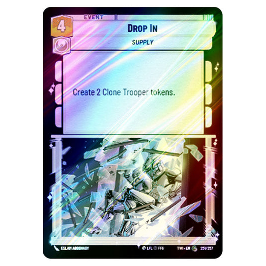 Star Wars Unlimited - Twilight of the Republic - Drop In (Common) - 251/257 (Foil)