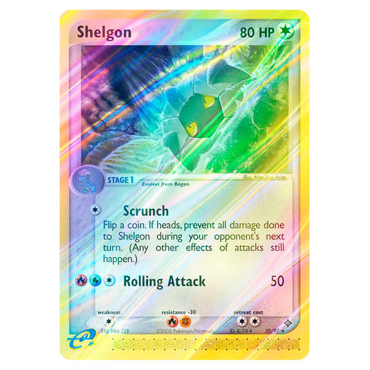 Pokemon - EX Dragon - Shelgon - 20/97 (Reverse Holo)