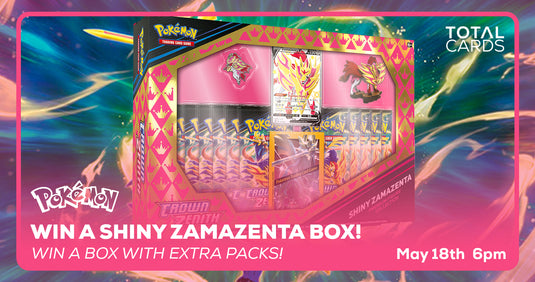Pokémon - Win a Shiny Zamazenta Collection Box - Saturday 1pm (18/05/24)