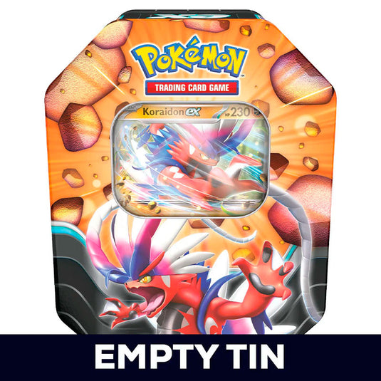 Pokemon - Slashing Legends Tin - Koraidon - empty