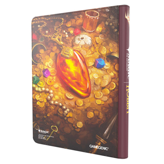 Gamegenic - Magic The Gathering - The Hobbit - 18-Pocket Zip-Up Album - Smaug's Mox Amber