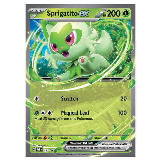 Pokemon - SV Black Star Promos - Sprigatito ex SVP087