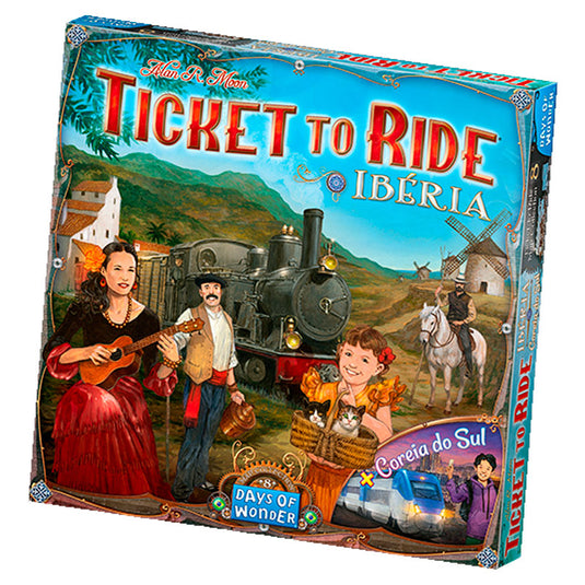 Ticket to Ride Map Collection - Volume 8 - Iberia and South Korea box artwork