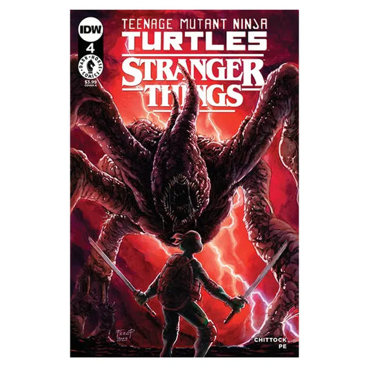 Tmnt X Stranger Things - Issue 4 Cover A Pe