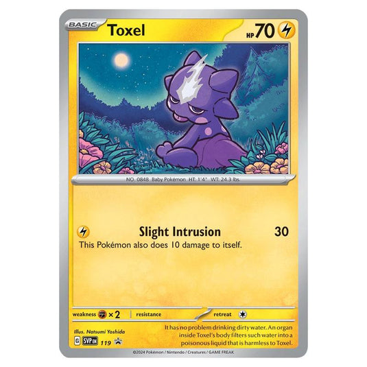 Pokemon - Scarlet & Violet - SV Black Star Promos - Toxel - SVP119