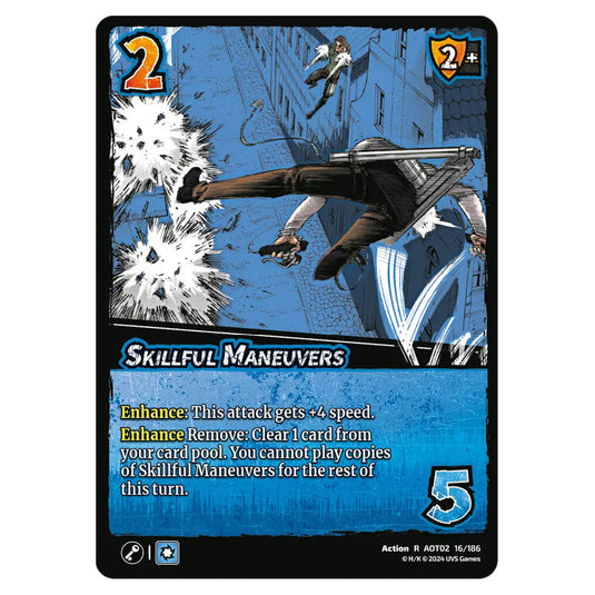 Skillful Maneuvers card from the Attack on Titan set Origins of Power R 02 016/186
