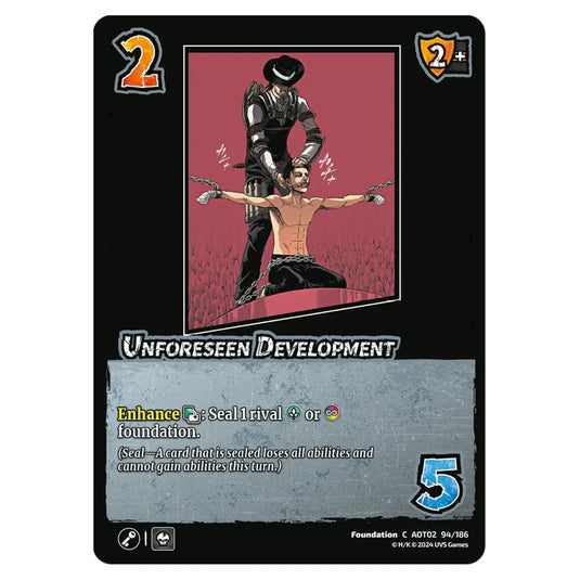 Unforeseen Development card from the Attack on Titan set Origins of Power C 02 094/186