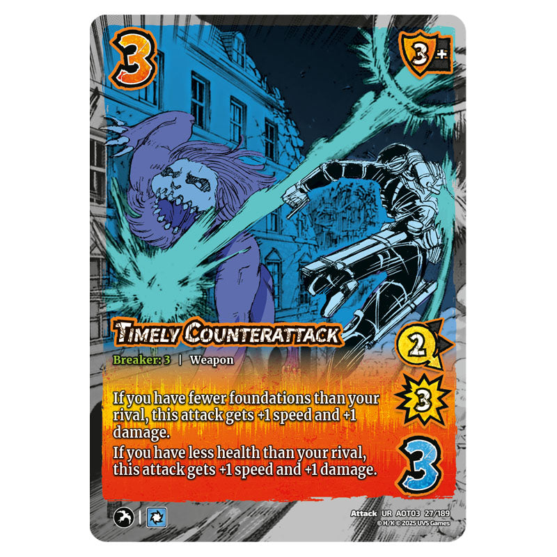 Aot Counter Rockets Attack on Titan - Apocalypse - Timely Counterattack (UR) - 027/189