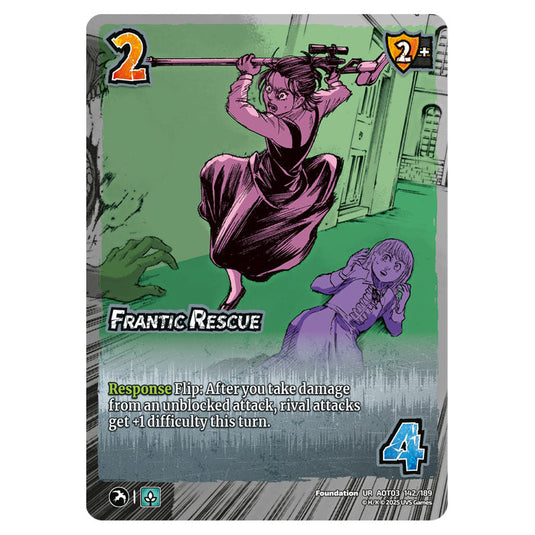 Frantic Rescue card from the Attack on Titan set Apocalypse 142/189 03 