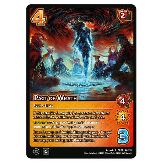 Pact of Wrath card from the Crtical Role set Heroes of Exandria