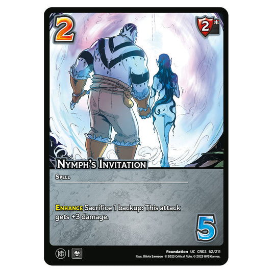 Nymph's Invitation card from the Crtical Role set Heroes of Exandria
