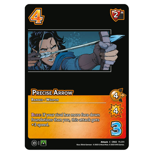 Precise Arrow card from the Crtical Role set Heroes of Exandria