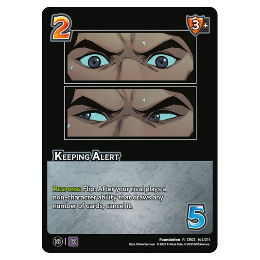 Keeping Alert card from the Crtical Role set Heroes of Exandria