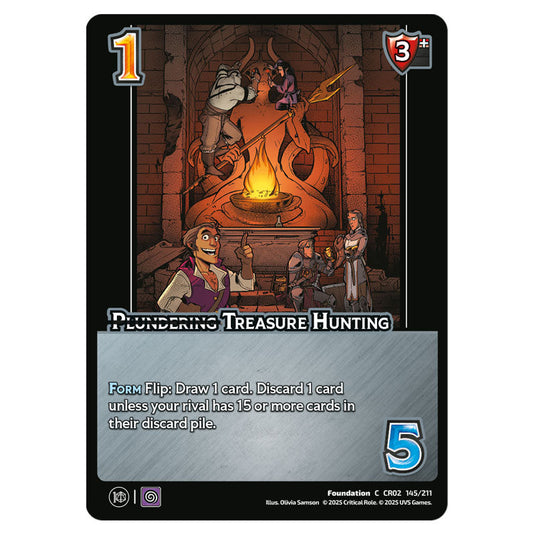 Treasure Hunting card from the Crtical Role set Heroes of Exandria