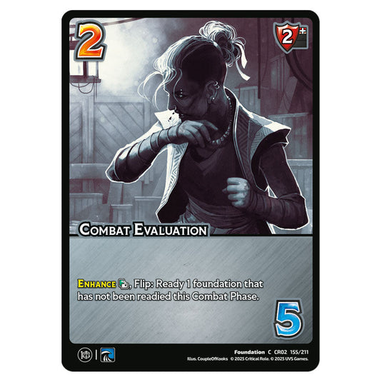 Combat Evaluation card from the Crtical Role set Heroes of Exandria