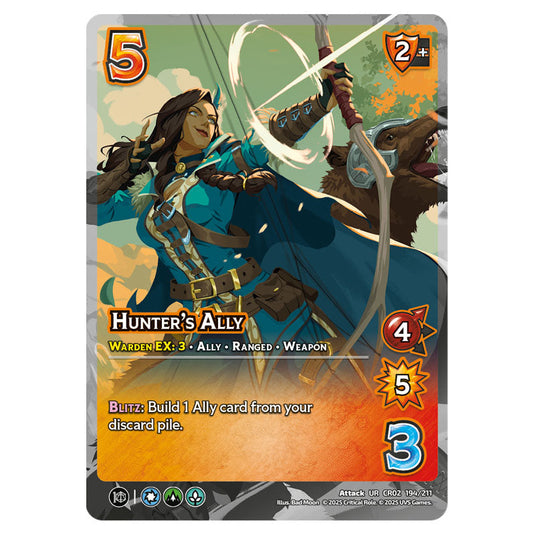 Hunter's Ally card from the Crtical Role set Heroes of Exandria