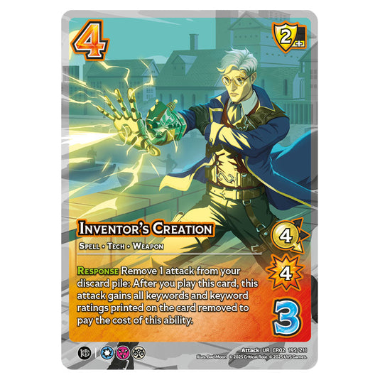 Inventor's Creation card from the Crtical Role set Heroes of Exandria