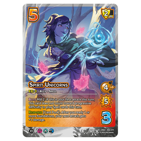 Spirit Unicorns card from the Crtical Role set Heroes of Exandria