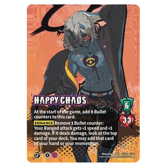 Happy Chaos card from the UNIVERSUS set GUILTY GEAR STRIVE