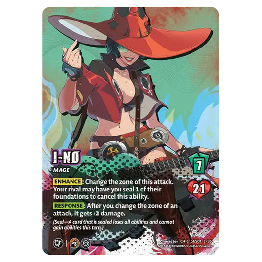 I-No card from the UNIVERSUS set GUILTY GEAR STRIVE