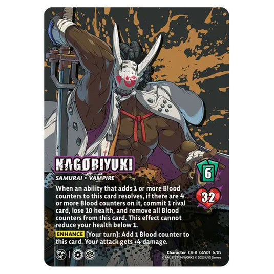 Nagoriyuki card from the UNIVERSUS set GUILTY GEAR STRIVE
