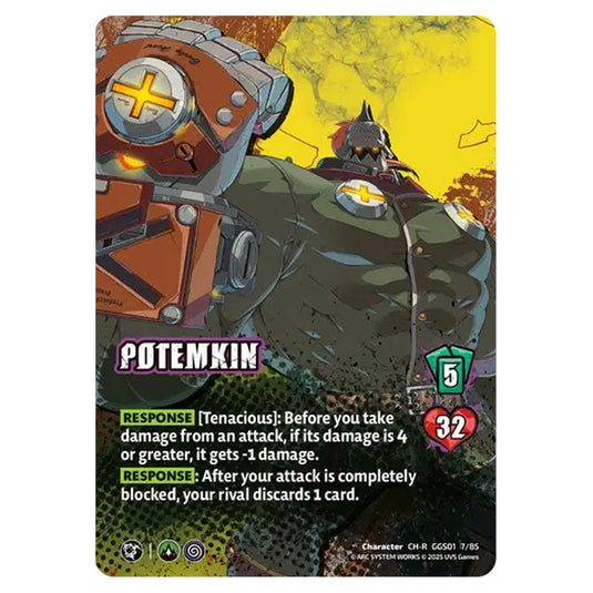 Potemkin card from the UNIVERSUS set GUILTY GEAR STRIVE