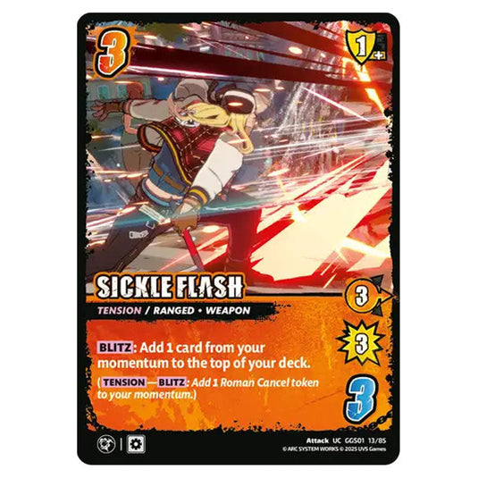 Sickle Flash card from the UNIVERSUS set GUILTY GEAR STRIVE