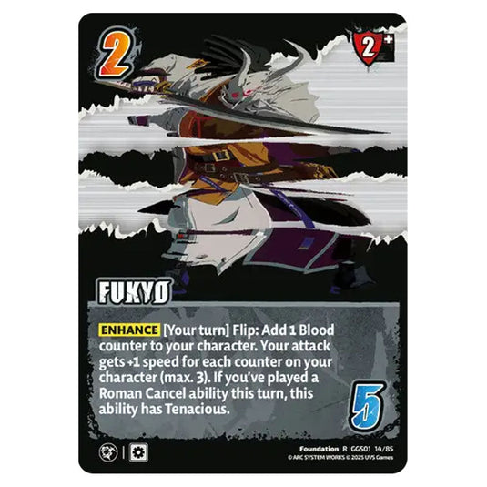 Fukyo card from the UNIVERSUS set GUILTY GEAR STRIVE
