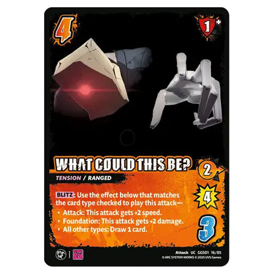 What Could This Be? card from the UNIVERSUS set GUILTY GEAR STRIVE