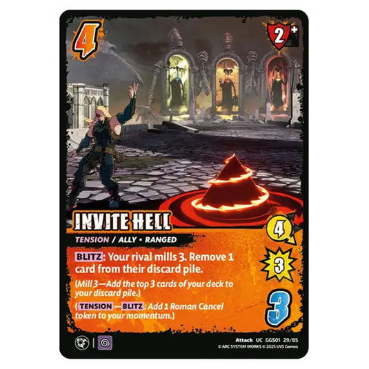 Invite Hell card from the UNIVERSUS set GUILTY GEAR STRIVE