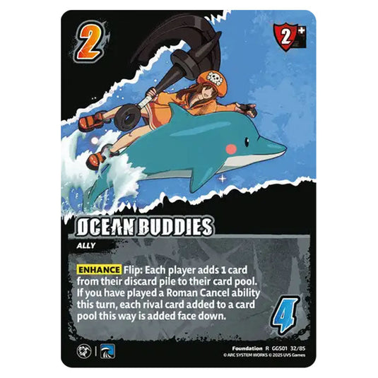 Ocean Buddies card from the UNIVERSUS set GUILTY GEAR STRIVE