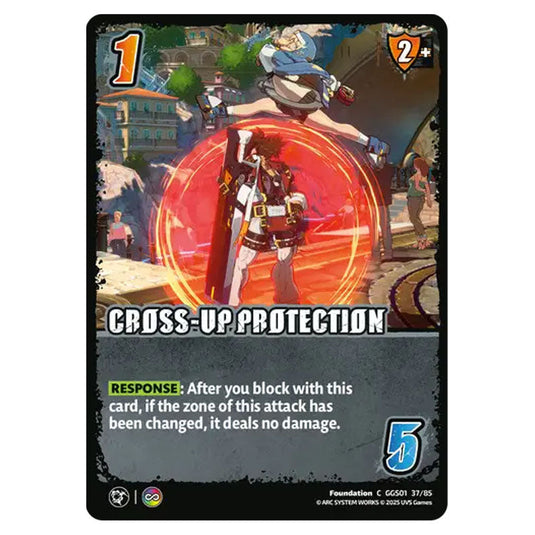 Cross-Up Protection card from the UNIVERSUS set GUILTY GEAR STRIVE