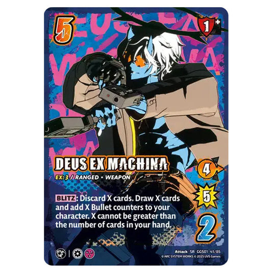 Deus Ex Machina card from the UNIVERSUS set GUILTY GEAR STRIVE